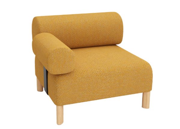 Pebbles Single Seater With Arm Table