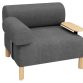 Pebbles Single Seater With Arm Table