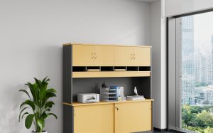 Wall Unit with Pigeon Holes Hutch - 3 Colours