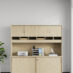 Wall Unit with Pigeon Holes and Cupboards 1800 - 3 Colours