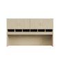 Pigeon Hole Hutch with Cupboard - 5 Colours