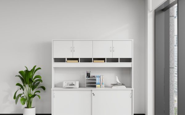 Wall Unit with Pigeon Holes and Cupboards 1800 - 3 Colours Wall Unit with Pigeon Holes and Cupboards 1800 - 3 Colours