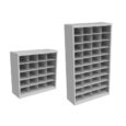 Stronghold Metal Pigeon Hole Shelving Unit - 2 Sizes