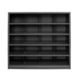 Stronghold Metal Pigeon Hole Shelving Unit - 2 Sizes