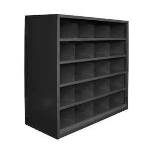 Steelco Metal Pigeon Hole Shelving Unit - 20 Slots