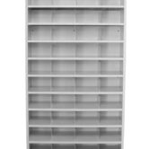 Steelco Metal Pigeon Hole Shelving Unit - 40 Slots