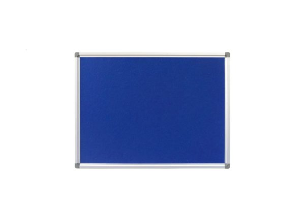 Premium Blue Fabric Office Pin Board - 1200H Premium Blue Fabric Office Pin Board - 1200H