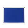 Premium Blue Fabric Office Pin Board - 1200H
