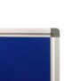 Premium Blue Fabric Office Pin Board - 1200H