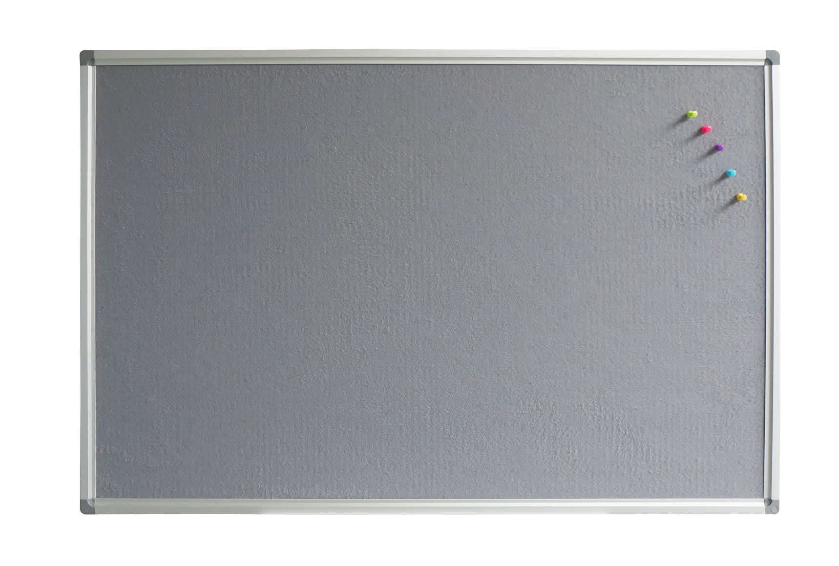Premium Grey Fabric Office Pin Board - 900H