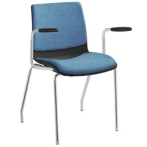 Pod Visitor Chair Steel Leg Frame - 2 Options