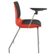 Pod Upholstered Tablet Chair - Leg Frame 