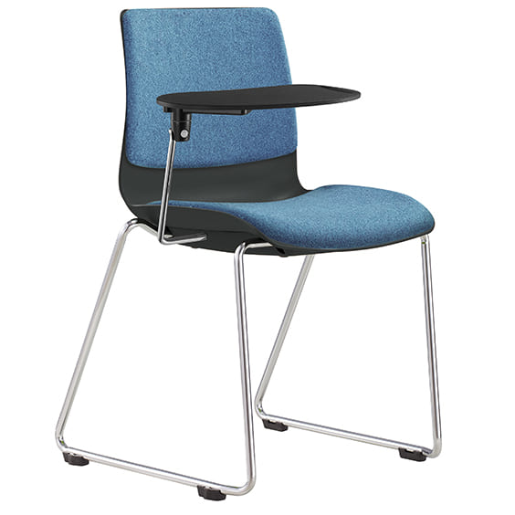 Pod Upholstered Tablet Chair - Sled Frame Pod Upholstered Tablet Chair - Sled Frame