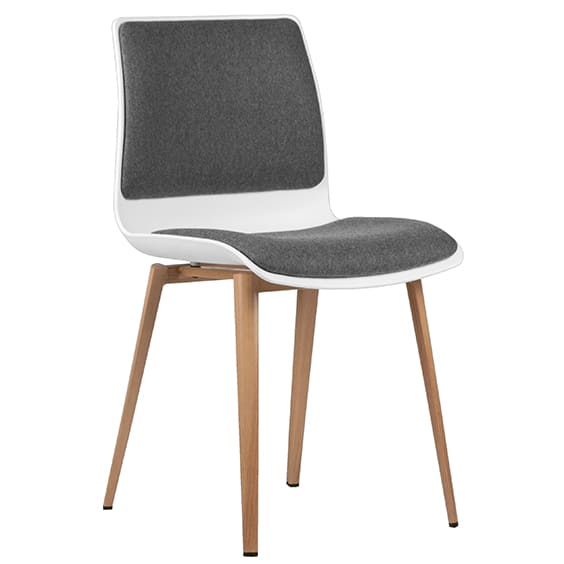 Pod PP Visitor Chair 4 Leg Timber Frame - 2 Options Pod PP Visitor Chair 4 Leg Timber Frame - 2 Options