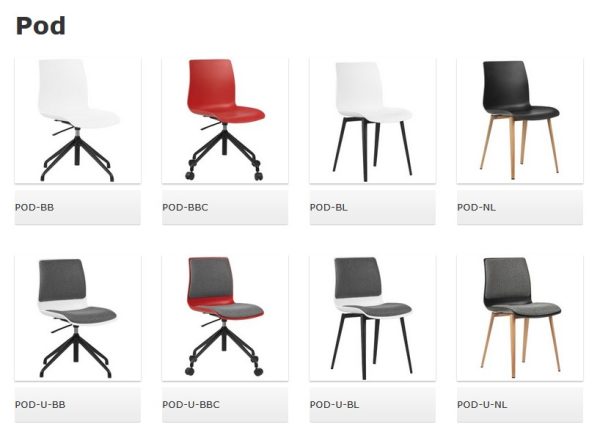Pod PP Visitor Chair 4 Leg Timber Frame - 2 Options Pod PP Visitor Chair 4 Leg Timber Frame - 2 Options
