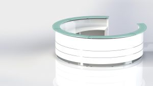 POLARIS U5 MODULAR Reception Counter - MASSIVE 9000