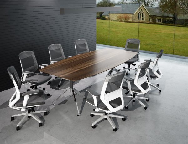 Potenza Premium Boardroom Table WHITE - 2 Options Potenza Premium Boardroom Table WHITE - 2 Options