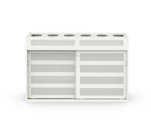 Stronghold Premium Perforated Sliding Door Cabinet 1200H - 5 Widths