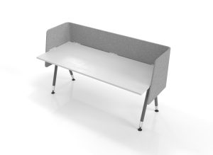 Hush Privi Flex Desk Hung Screens - Many Sizes