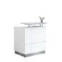 KENT Recptionist Counter Metallic Grey