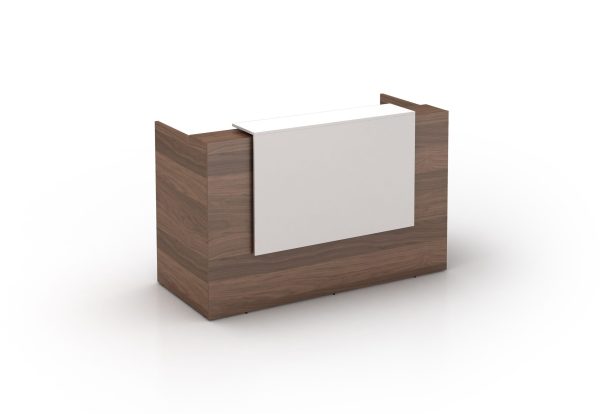 Opal Reception Counter - Casnan Walnut 1800 Opal Reception Counter - Casnan Walnut 1800