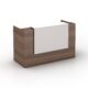 Opal Reception Counter - Casnan Walnut 1800