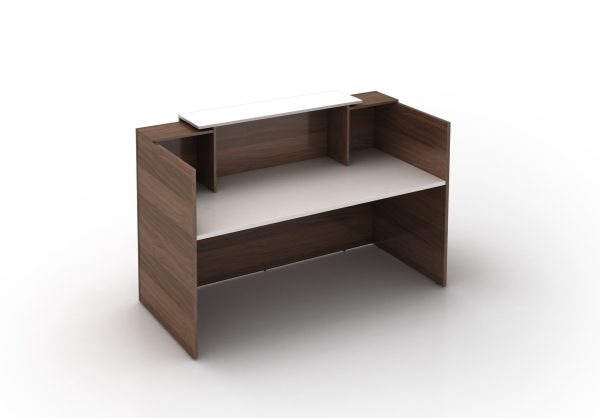 Opal Reception Counter - Casnan Walnut 1800 Opal Reception Counter - Casnan Walnut 1800