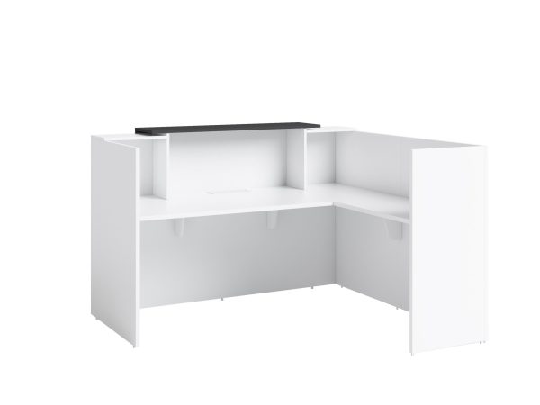 Opal L Shaped Reception Counter BEECH 1800 Opal L Shaped Reception Counter BEECH 1800