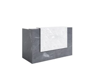Opal Reception Counter Marble Laminate 1800