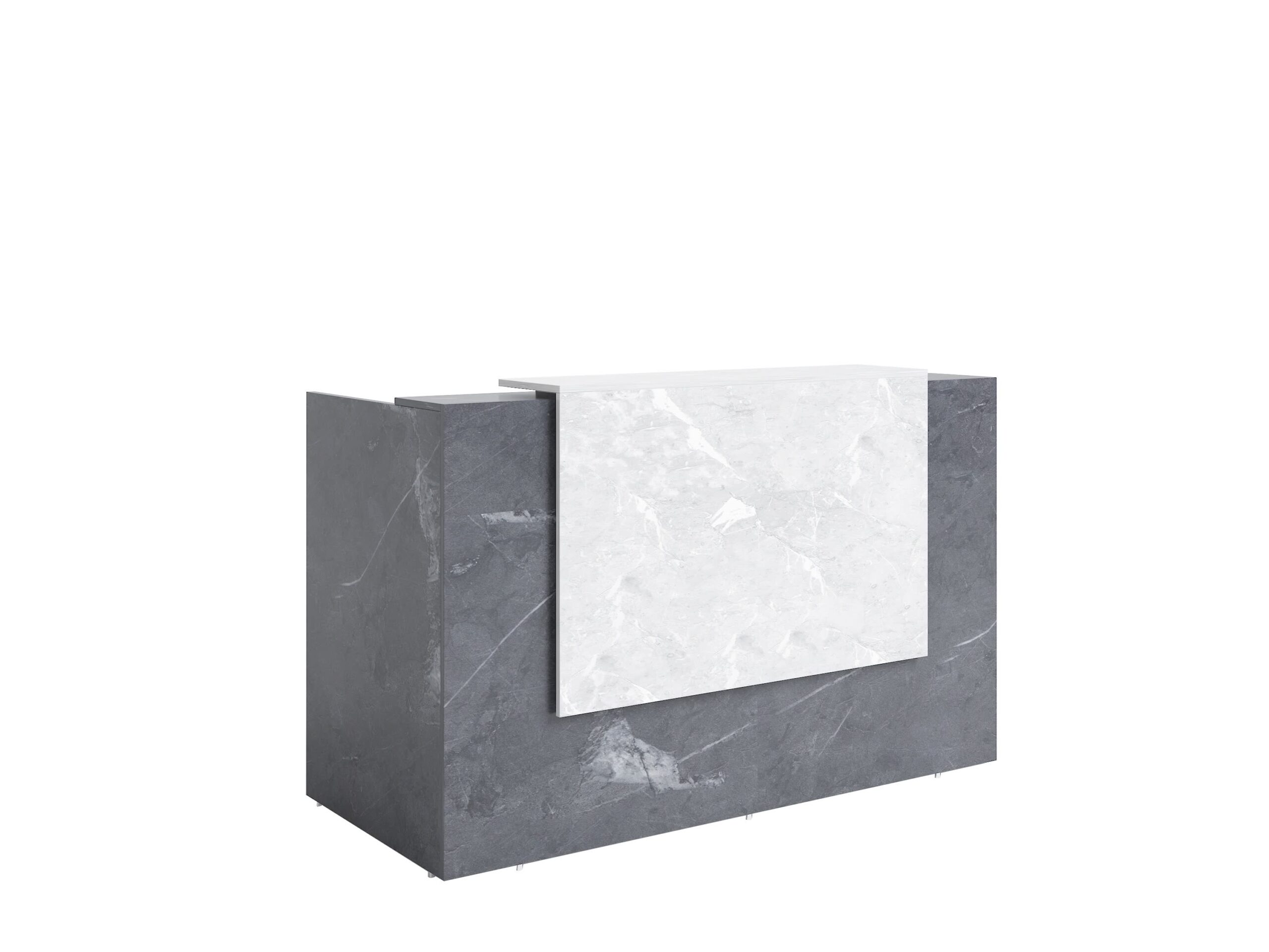Opal Reception Counter Marble Laminate 1800