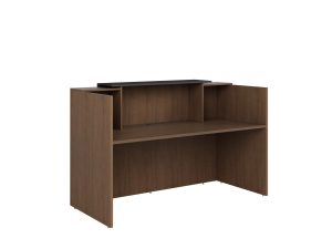 Opal Reception Counter Regal Walnut 2100