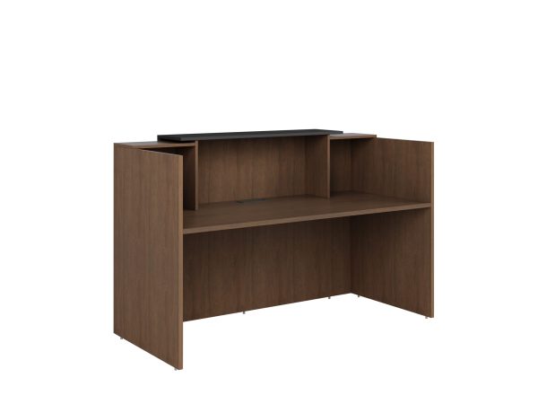 Opal Reception Counter Regal Walnut 2100 Opal Reception Counter Regal Walnut 2100