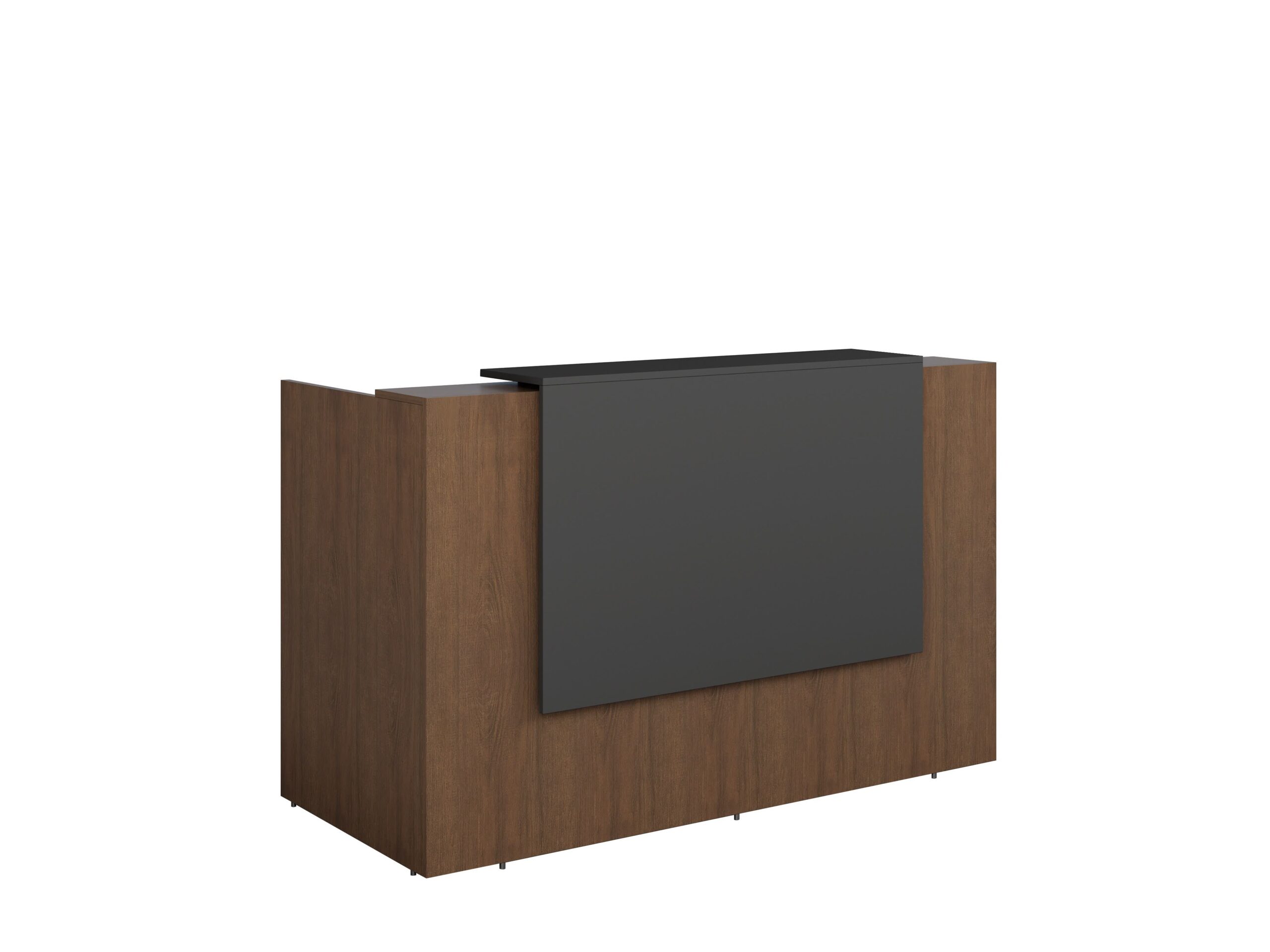 Opal Reception Counter Regal Walnut 2100