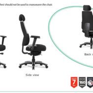 Ranger Heavy Duty High Back Fabric Chair