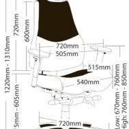 Ranger Heavy Duty High Back Fabric Chair