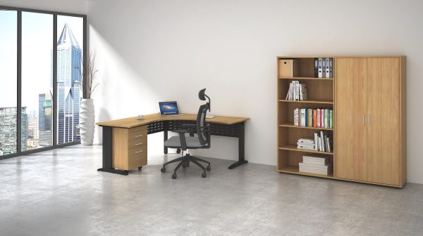 Rapid Corner Workstation 1800x700 BEECH Rapid Corner Workstation 1800x700 BEECH