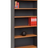 Open Bookcase 1800H CHERRY - And 5 Colours