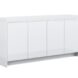 Stone Top Counter Credenza 1600 - Glossy White 