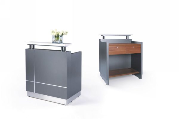 KENT Recptionist Counter Metallic Grey KENT Recptionist Counter Metallic Grey