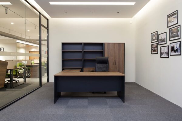 Executive Office Package 8 - Regal Walnut Over Charcoal