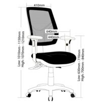 Riox Mesh High Back Task Chair With Arms