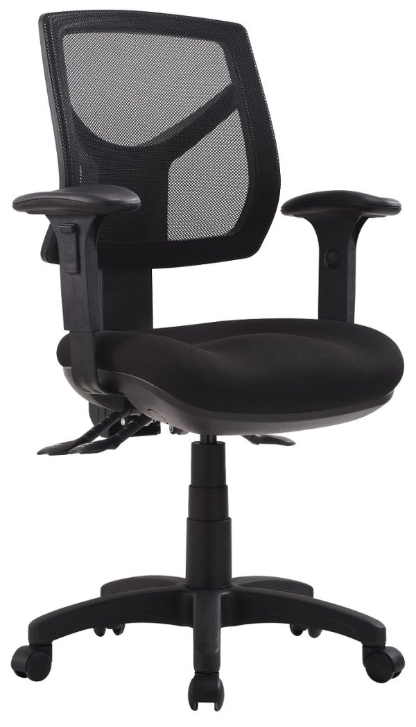 Riox Mesh Medium Back Task Chair With Arms