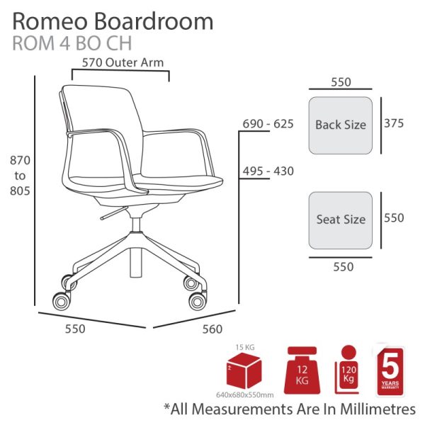 Romeo Executive Leather Chair 