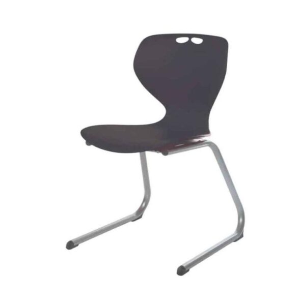 Roswell School Chair - Silver Cantilever Frame