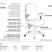 Rover Heavy Duty Leather Chair 