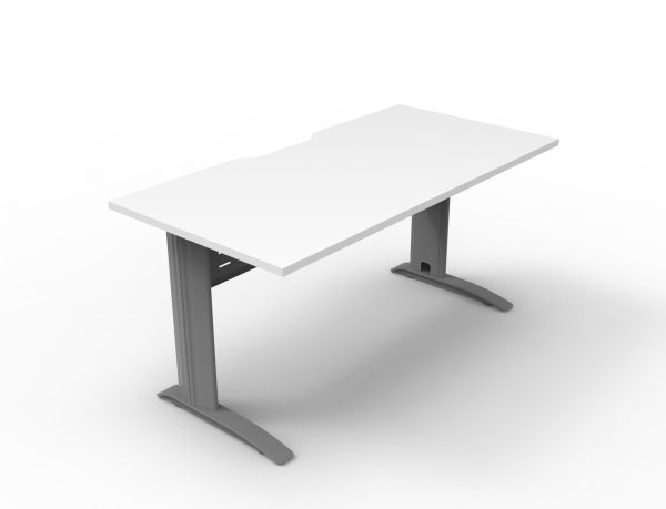 Rapid Open Desk 1500W x 750D - Scallop top Rapid Open Desk 1500W x 750D - Scallop top