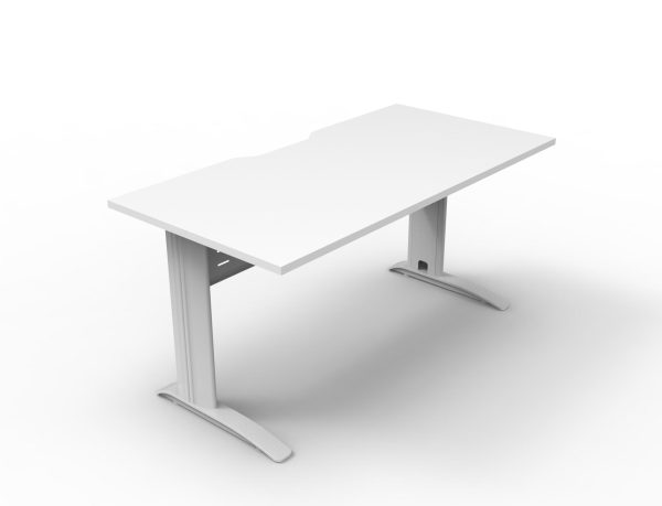 Rapid Open Desk 1500W x 750D - Scallop top Rapid Open Desk 1500W x 750D - Scallop top