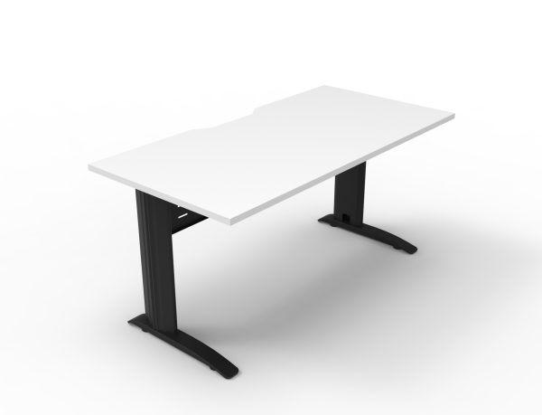 Rapid Open Desk 1800W x 750D - Scallop top Rapid Open Desk 1800W x 750D - Scallop top