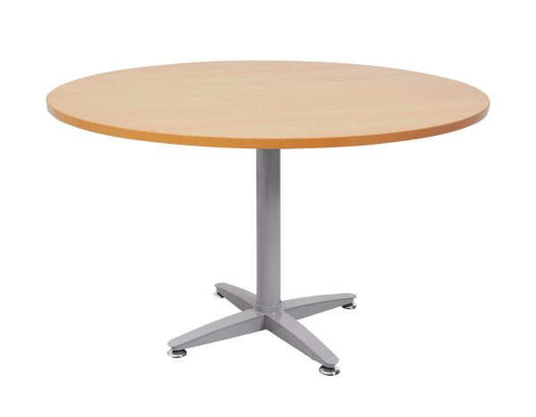Rapid Star 4 Round Meeting Table 1200 Chrome - Check Stock Rapid Star 4 Round Meeting Table 1200 Chrome - Check Stock