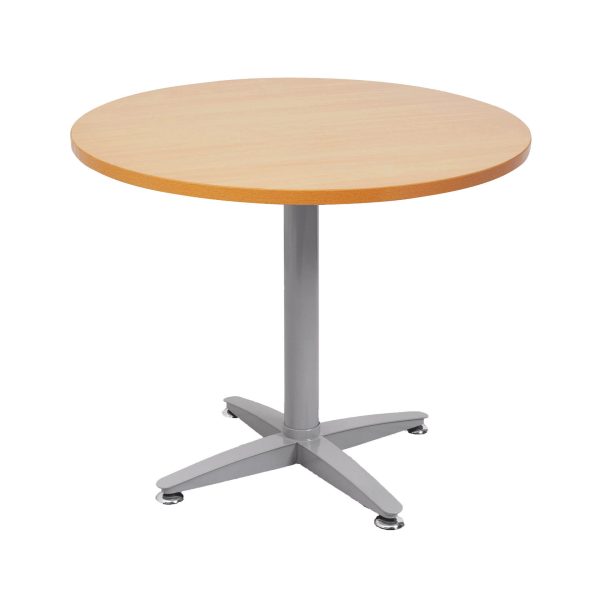 Rapid Star 4 Round Meeting Table 900 Chrome - Check Stock Rapid Star 4 Round Meeting Table 900 Chrome - Check Stock